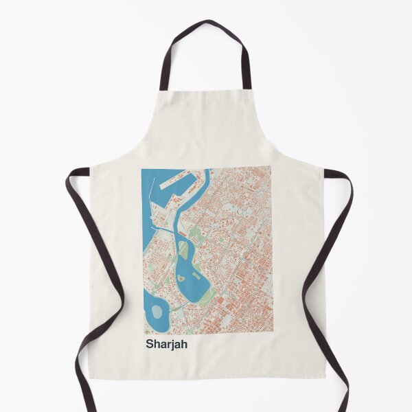 Item preview, Sharjah Minimalistic Map Art designed and sold by MapsNerd.