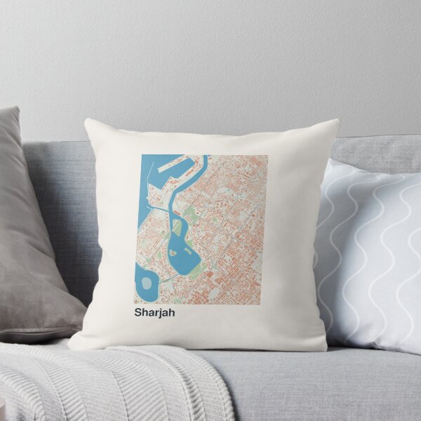 Item preview, Sharjah Minimalistic Map Art designed and sold by MapsNerd.