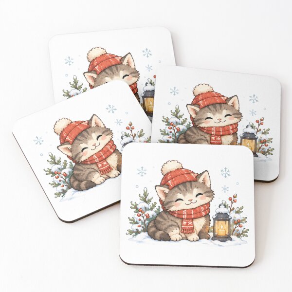 Item preview, Cute Winter Kitten designed and sold by MellowMunchkins.