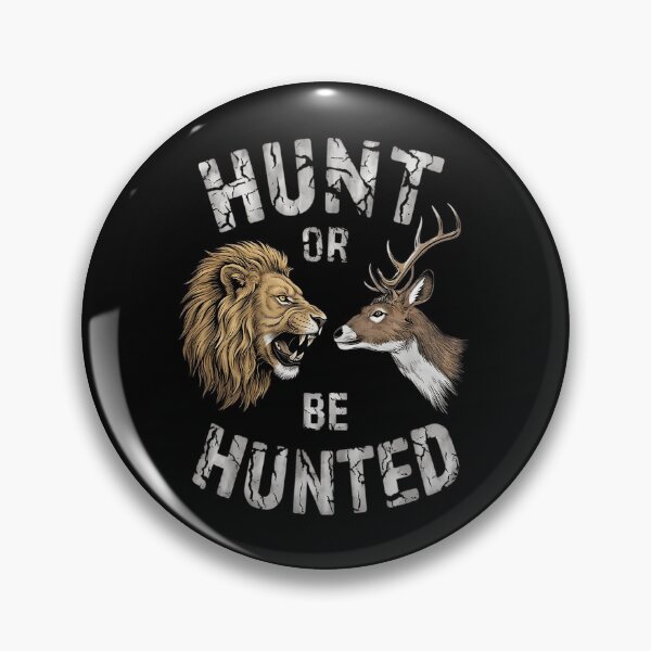 Item preview, Hunt Or Be Hunted Lion Vs Deer Design Predator Vs Prey Safari Graphic Wild Animal Battle Art designed and sold by melody-halez.