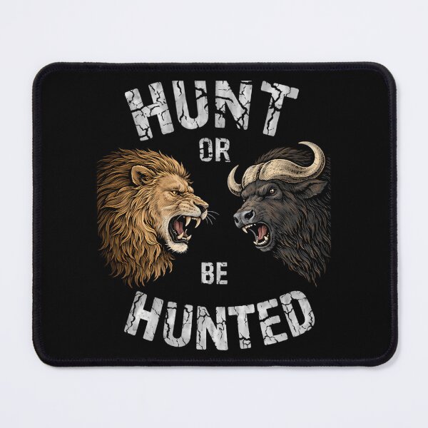 Item preview, Lion Vs Buffalo Hunt Or Be Hunted Design Predator Vs Prey Safari Graphic Wild Animal Battle Art designed and sold by melody-halez.