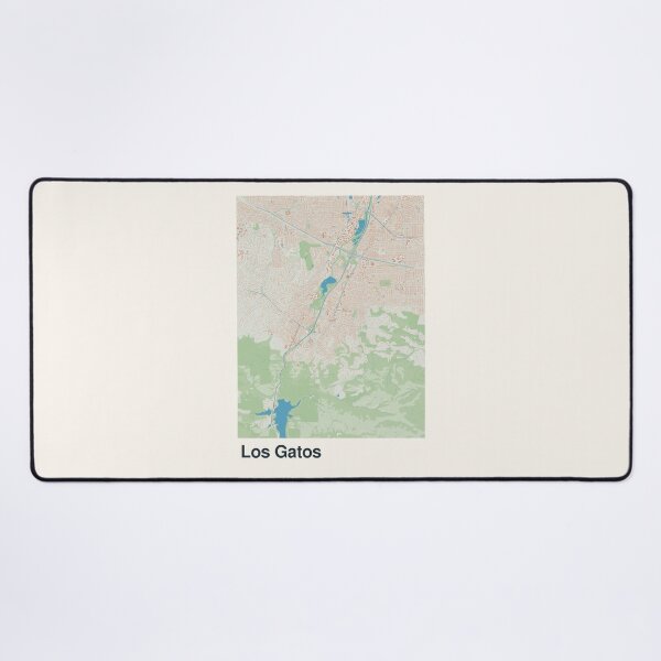Item preview, Los Gatos Minimalistic Map Art designed and sold by MapsNerd.