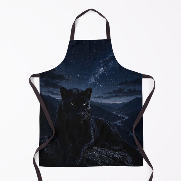 Item preview, Black Panther Under a Moonlit Night designed and sold by Pawzenix.