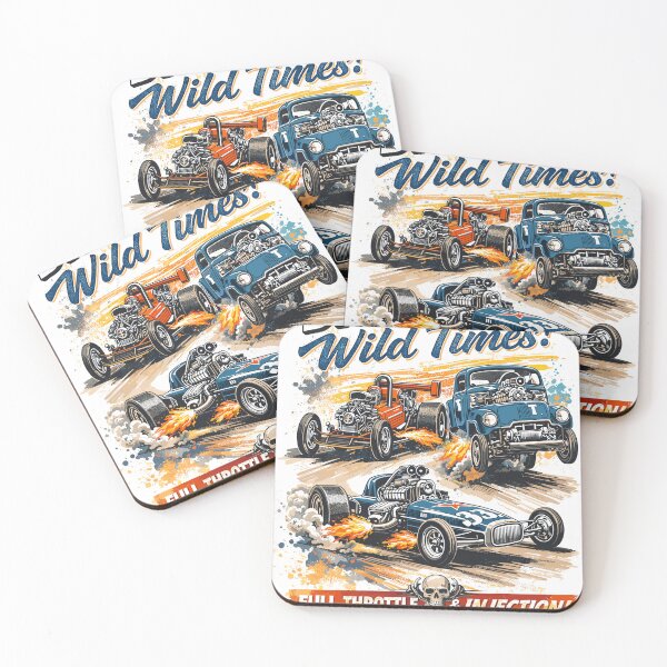 Item preview, Drag Strip Wild Times Poster designed and sold by Matinez Pink.