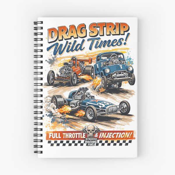 Item preview, Drag Strip Wild Times Poster designed and sold by Matinez Pink.