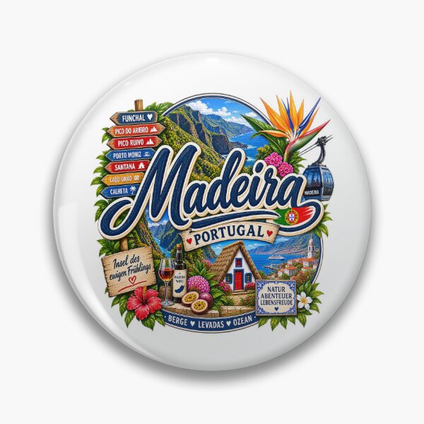 Item preview, Madeira, Portugal – Island of Eternal Spring designed and sold by Wandervogel123.