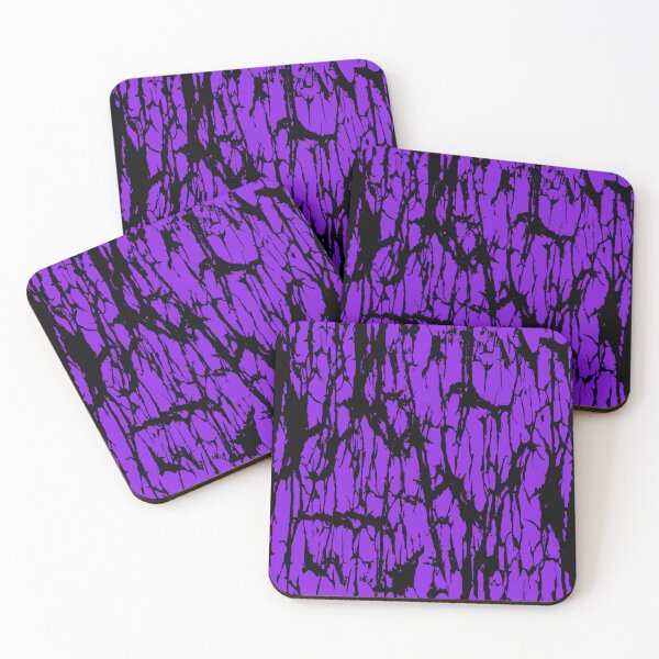 Item preview, Abstract Cracks Distressed Purple Black Pattern designed and sold by ArtbyDebbieC.