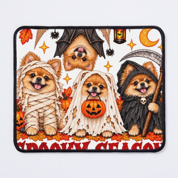 Item preview, Spooky Pomeranian Mummy Ghost Halloween designed and sold by Pawholic Dog Designs.