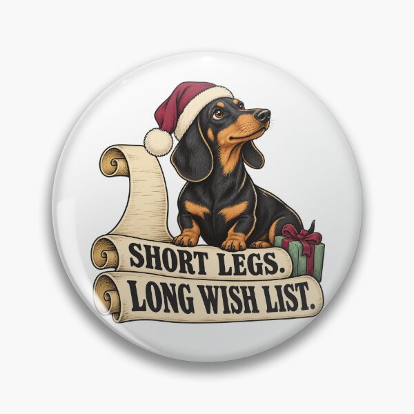 Item preview, Funny Dachshund Christmas Long Wish List designed and sold by Gentlestate.