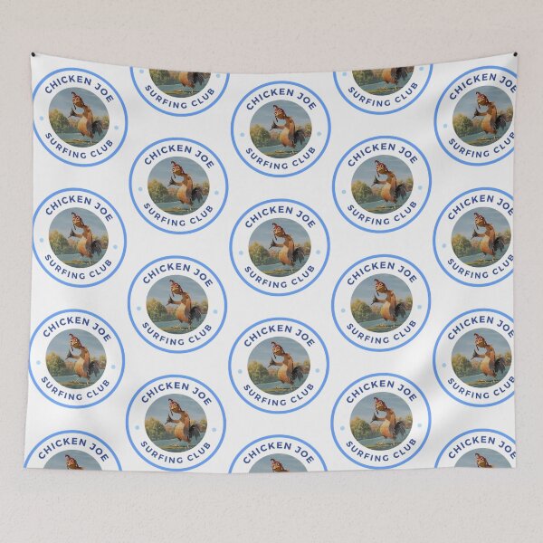 Item preview, Chicken Joe Surfing Blue designed and sold by zeigler-cassiz.