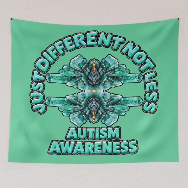 Item preview, Just Different Not Less Autism Understanding Awareness designed and sold by ArtDesignTp.