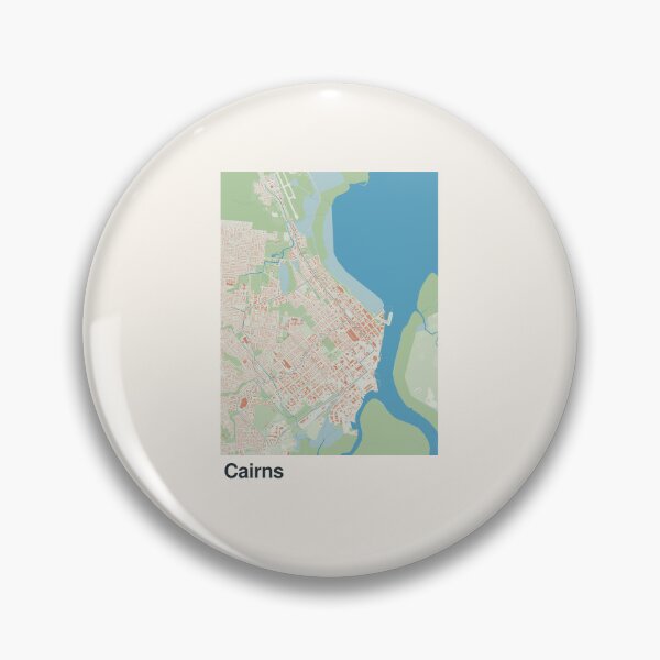 Item preview, Cairns Minimalistic Map Art designed and sold by MapsNerd.