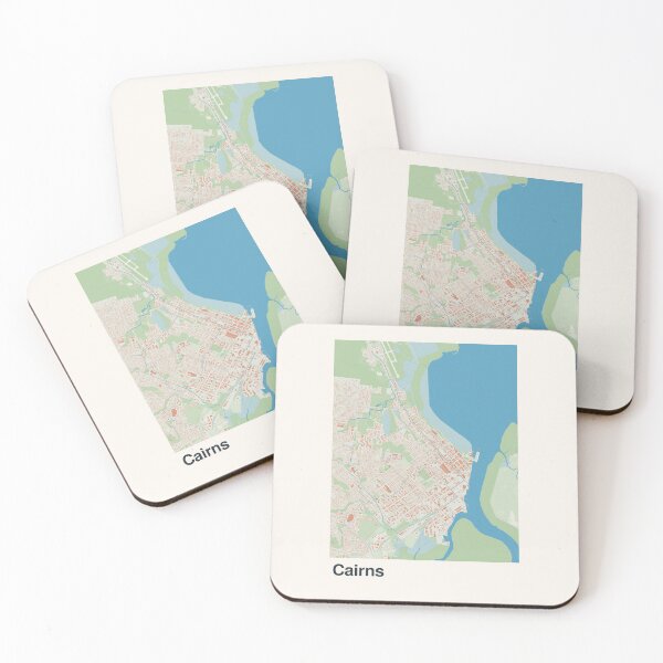 Item preview, Cairns Minimalistic Map Art designed and sold by MapsNerd.