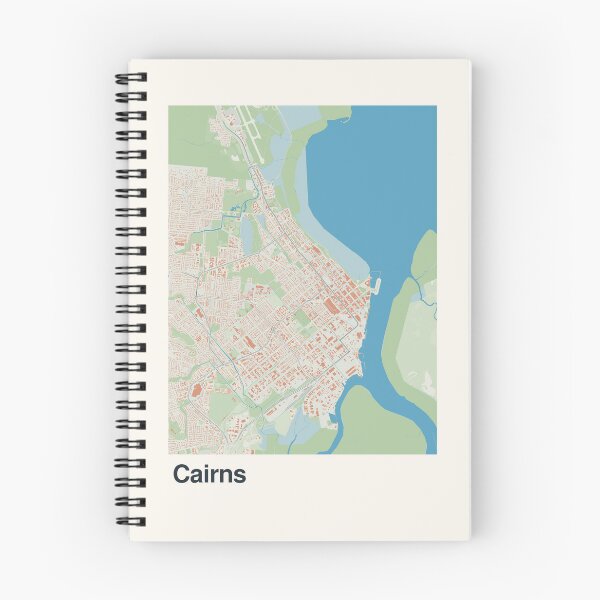 Item preview, Cairns Minimalistic Map Art designed and sold by MapsNerd.