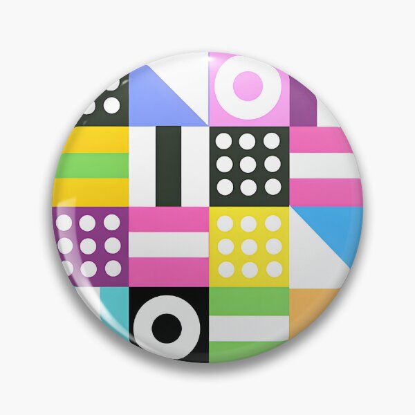 Item preview, Neo Geo Inspired Retro Pattern Design with Vibrant Geometric Shapes designed and sold by lovelysiham.