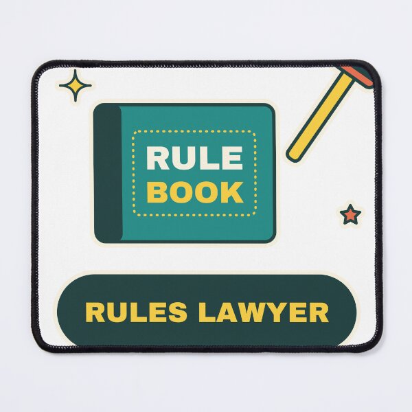 Item preview, Rules Lawyer - Funny Board Game Rulebook designed and sold by Playful Paper Club.