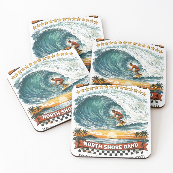 Item preview, Eddie Aikau North Shore Oahu Surfing Poster designed and sold by Matinez Pink.
