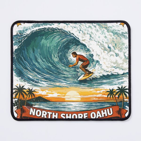 Item preview, Eddie Aikau North Shore Oahu Surfing Poster designed and sold by Matinez Pink.
