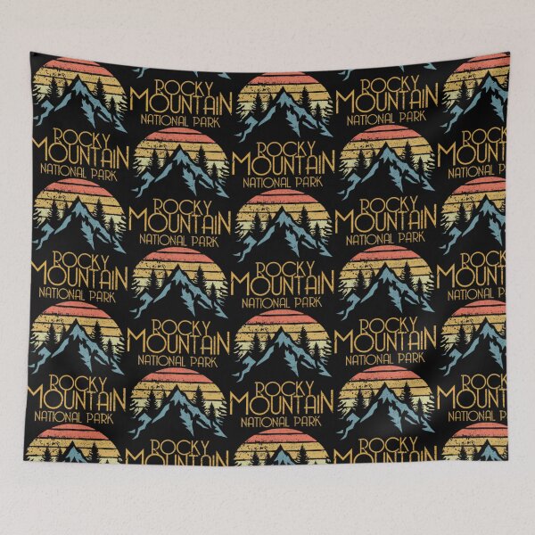 Item preview, Vintage Rocky Mountains National Park Colorado designed and sold by melody-halez.