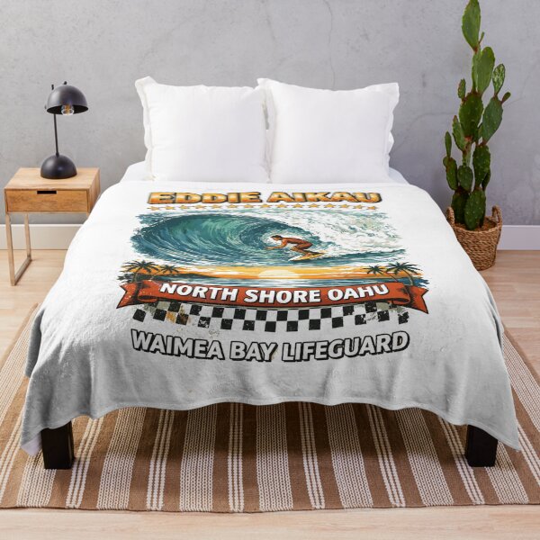 Item preview, Eddie Aikau North Shore Oahu Surfing Poster designed and sold by Matinez Pink.
