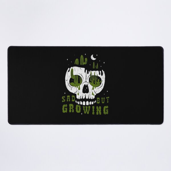 Item preview, Aesthetic Human Skull Cactus Motivation Quote Poster designed and sold by OlinWalker.