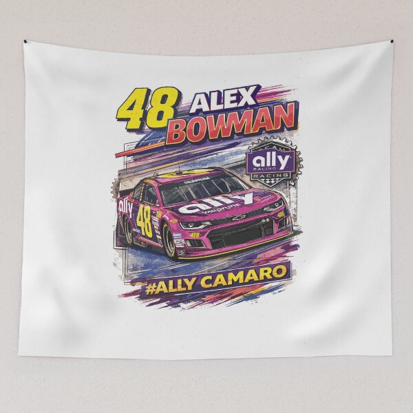 Item preview, Alex Bowman 48 Ally Camaro Racing Poster designed and sold by Matinez Pink.