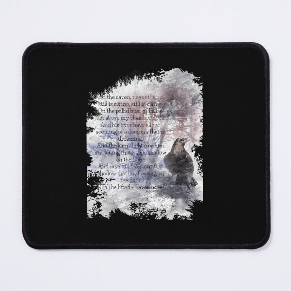 Item preview, Gothic Raven Poem Watercolor Art designed and sold by BinhNVkjIuQ5Lke.