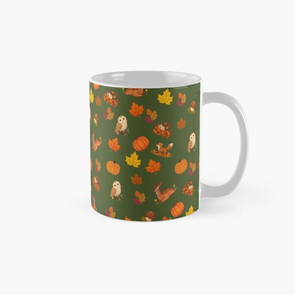 Item preview, Whimsy Autumn Forest Creatures Green designed and sold by Classicambience.