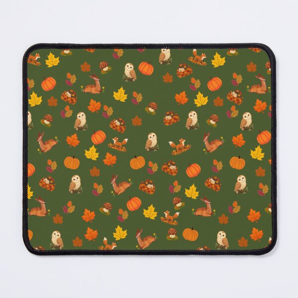 Item preview, Whimsy Autumn Forest Creatures Green designed and sold by Classicambience.