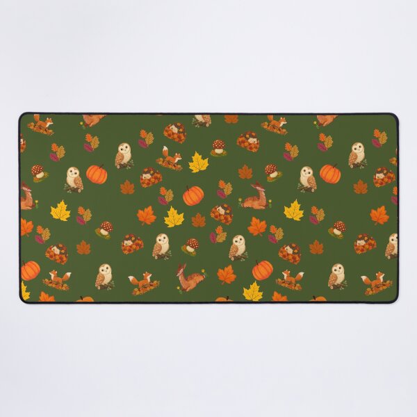 Item preview, Whimsy Autumn Forest Creatures Green designed and sold by Classicambience.