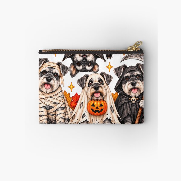 Item preview, Spooky Schnauzer Mummy Ghost Halloween designed and sold by luu phong.