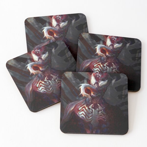 Item preview, Visceral Red Symbiote Monster Painting designed and sold by Dyer Darkworks.