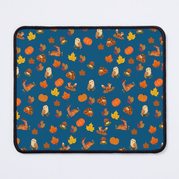 Item preview, Whimsy Autumn Forest Creatures Blue designed and sold by Classicambience.