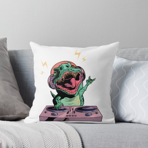 Item preview, Dino T-Rex Party Techno Electro Music Dance Graphic Design designed and sold by MoGo2020.