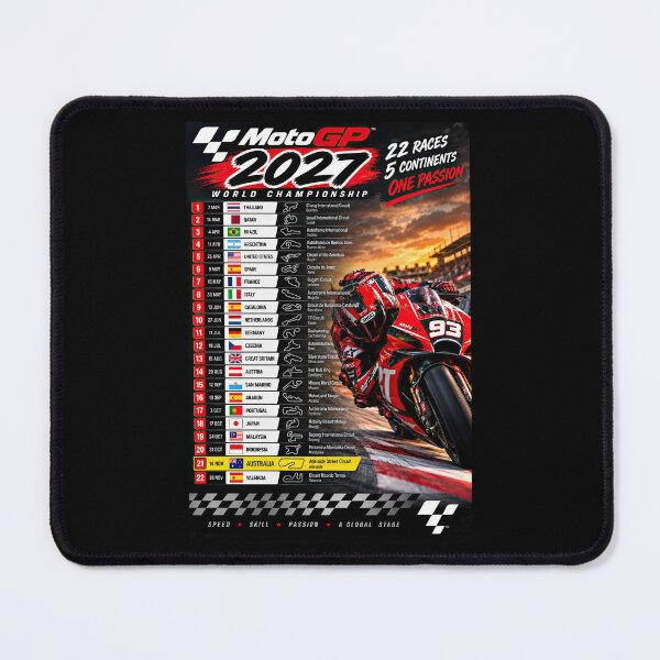 Item preview, MotoGP Championship Calendar 2027 designed and sold by fullstackphotos.
