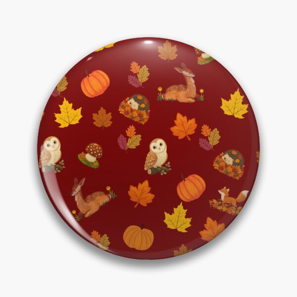 Item preview, Whimsy Autumn Forest Creatures Red designed and sold by Classicambience.