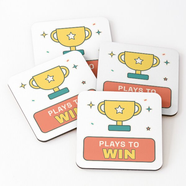 Item preview, Plays to Win - Retro Board Game Trophy designed and sold by Playful Paper Club.