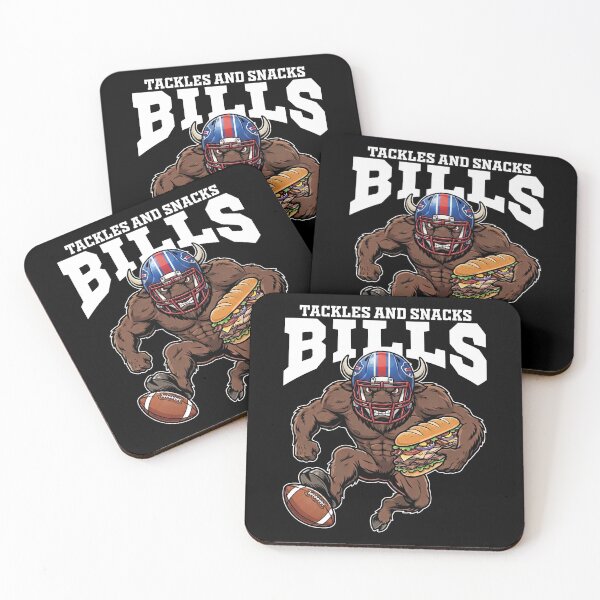Item preview, BUFFALO TACKLES AND SNACKS - NY BUFFALO BILLS designed and sold by KEF Custom.