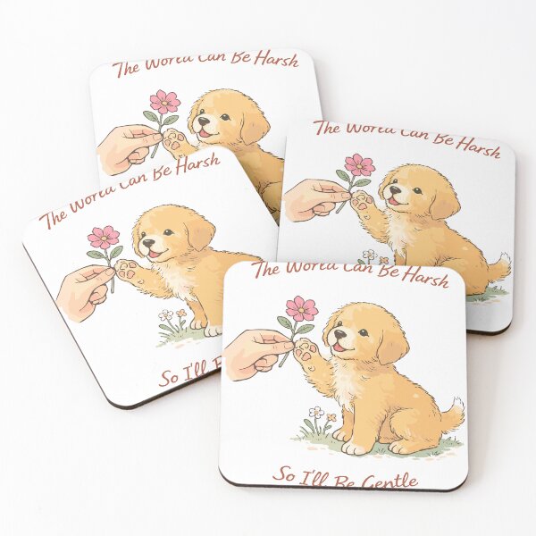 Item preview, The World Can Be Harsh Puppy Poster designed and sold by Matinez Pink.