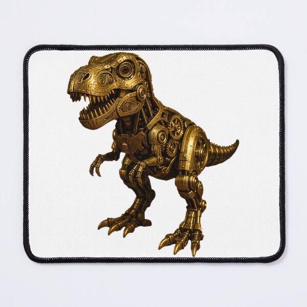 Item preview, Steampunk Clockwork Tyrannosaurus Rex Mechanical Dinosaur Illustration designed and sold by MoGo2020.