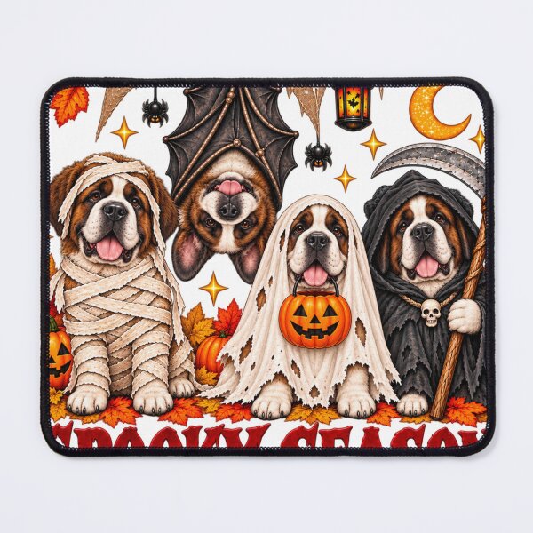 Item preview, Spooky St Bernard Mummy Ghost Halloween designed and sold by Pawholic Dog Designs.