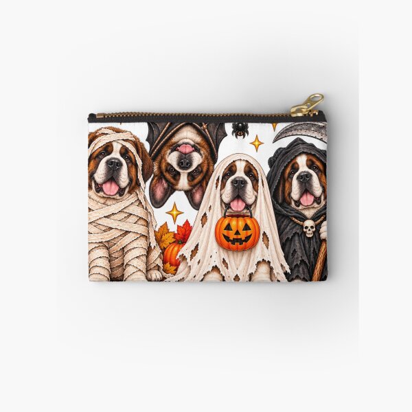 Item preview, Spooky St Bernard Mummy Ghost Halloween designed and sold by luu phong.