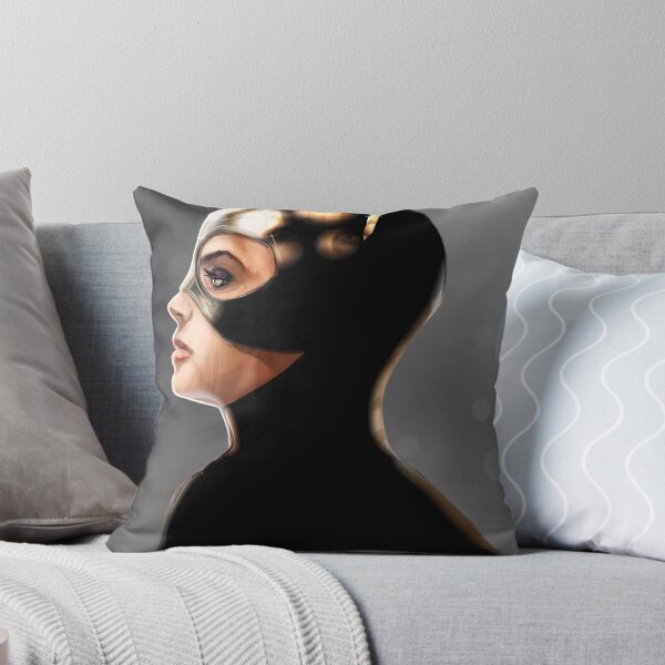 Item preview, Sleek Feline Antihero Masked Portrait designed and sold by Dyer Darkworks.