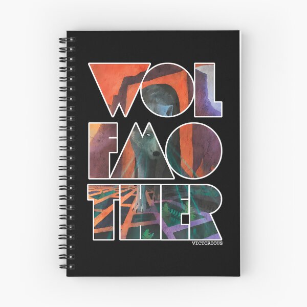 Item preview, Wolf Face Abstract Typography Pattern Artwork designed and sold by Up Life Designs.