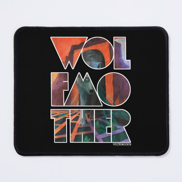 Item preview, Wolf Face Abstract Typography Pattern Artwork designed and sold by Up Life Designs.