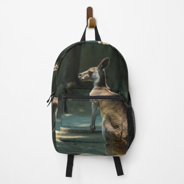 Item preview, Side View Profile Of Kangaroo Standing Outdoors designed and sold by Guthries.