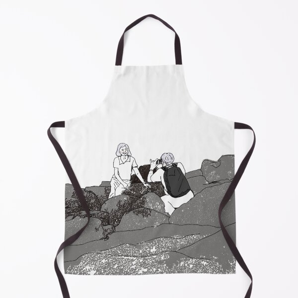 Item preview, Minimalist Illustration Of Photographer Taking Photo On Rocks designed and sold by Guthries.