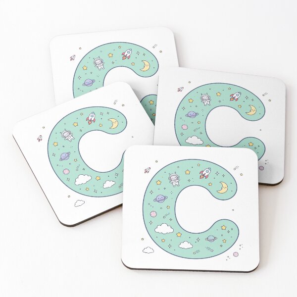 Item preview, C - Floral Alphabet Letter designed and sold by BoldcreationsM.