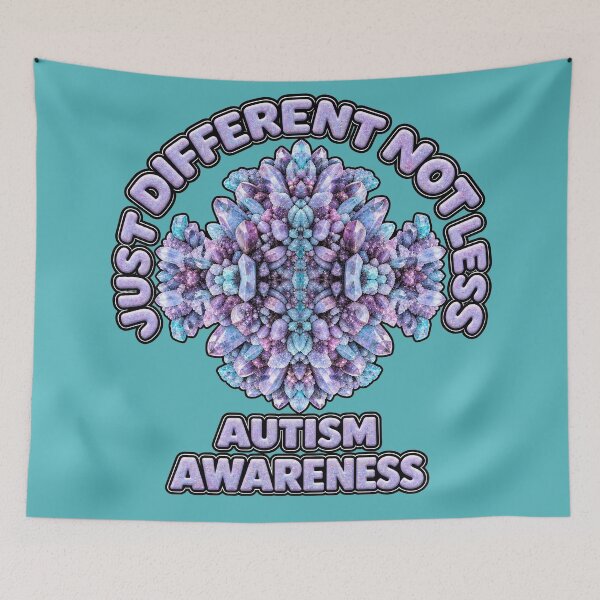 Item preview, Just Different Not Less Neurodiversity Autism Awareness designed and sold by ArtDesignTp.