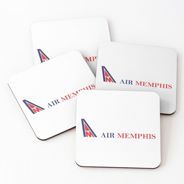 Item preview, Air Memphis Airline Logo with Red and Blue Tail Fin Design designed and sold by John  D Gonzalez.